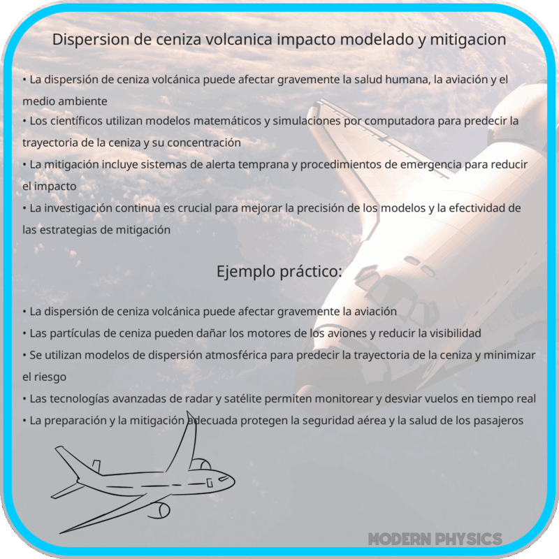 Dispersión de Ceniza Volcánica | Impacto, Modelado y Mitigación