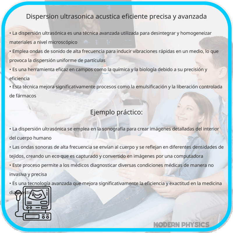 Dispersión Ultrasónica | Acústica Eficiente, Precisa y Avanzada