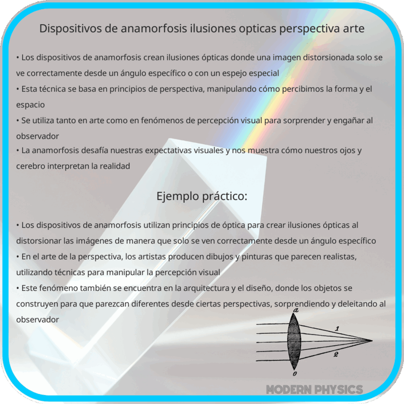 Dispositivos de Anamorfosis | Ilusiones Ópticas, Perspectiva, Arte