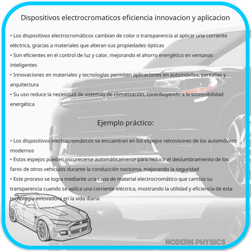 Dispositivos Electrocromáticos | Eficiencia, Innovación y Aplicación