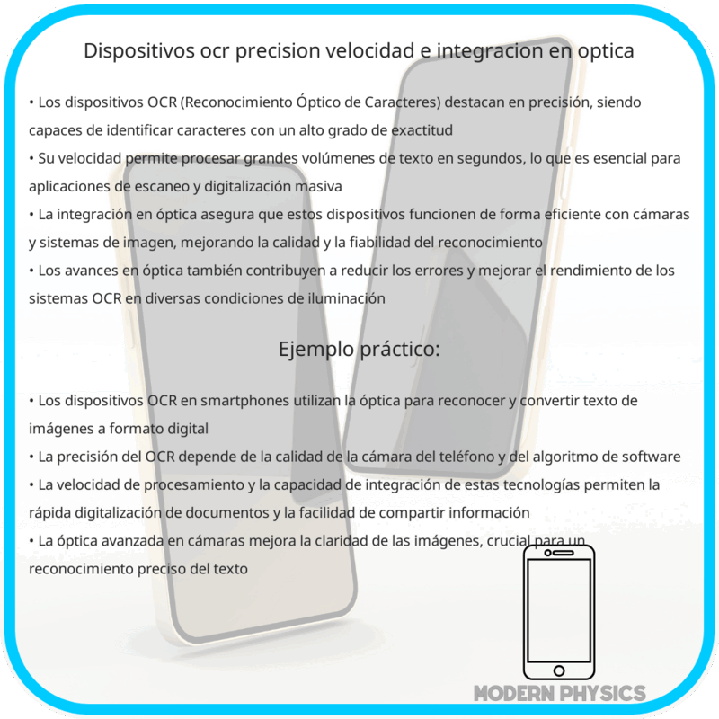 Dispositivos OCR | Precisión, Velocidad e Integración en Óptica