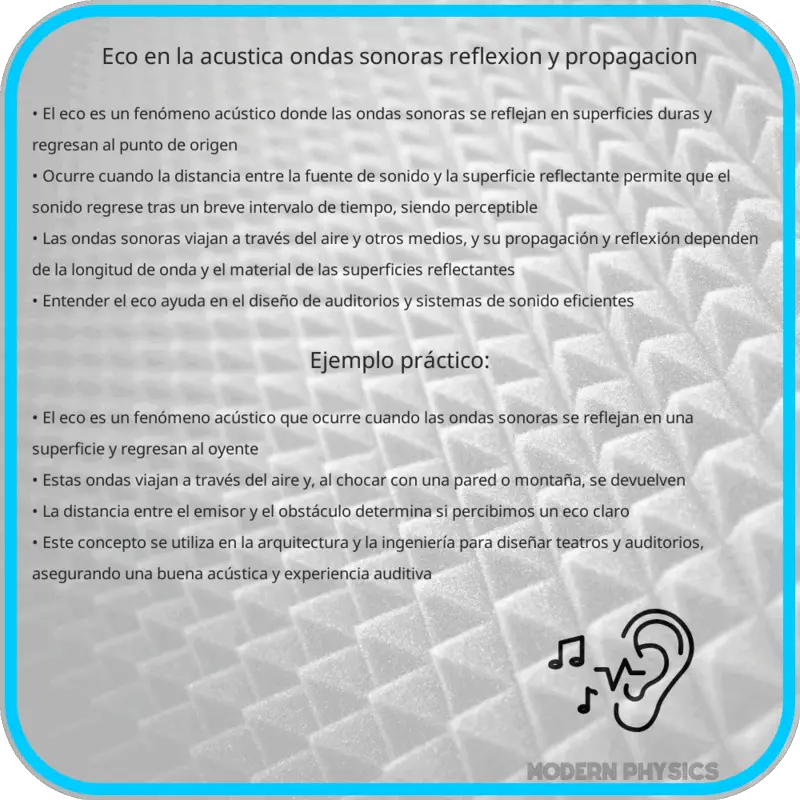 Eco en la Acústica | Ondas Sonoras, Reflexión y Propagación