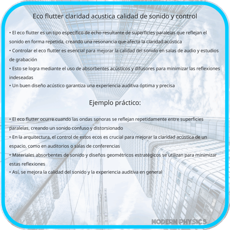 Eco Flutter | Claridad Acústica, Calidad de Sonido y Control