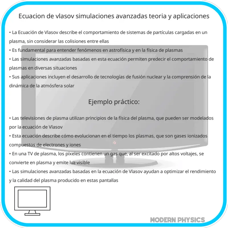 Ecuación de Vlasov | Simulaciones Avanzadas, Teoría y Aplicaciones