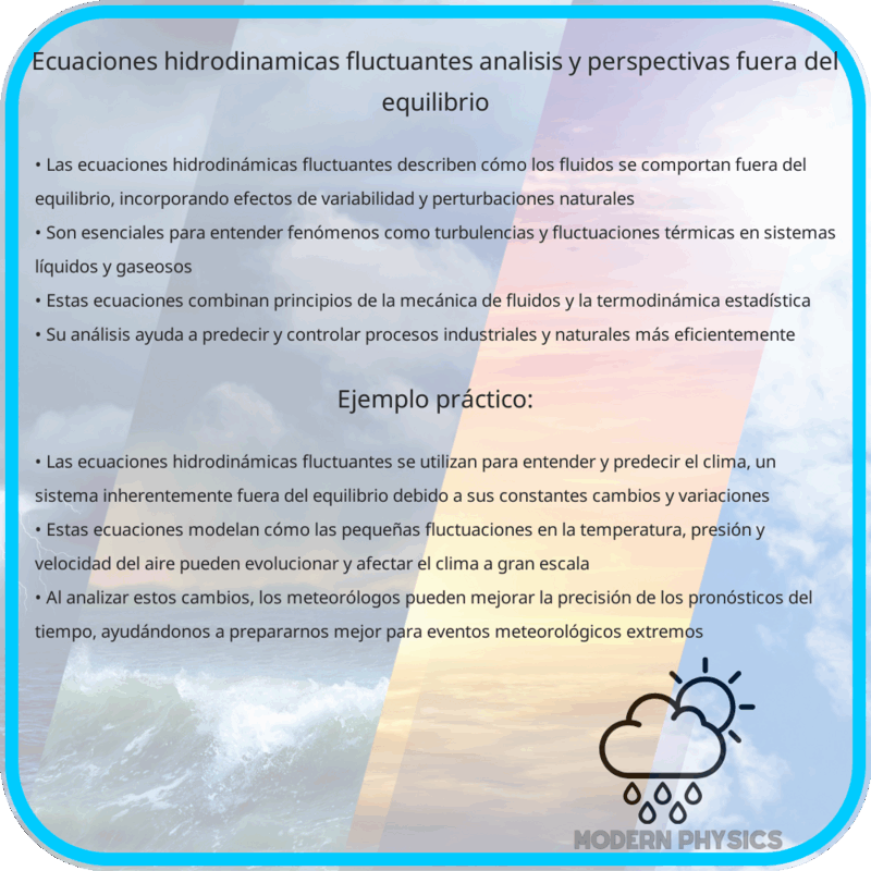 Ecuaciones Hidrodinámicas Fluctuantes | Análisis y Perspectivas fuera del Equilibrio