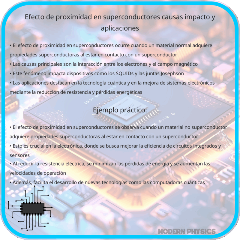 Efecto de Proximidad en Superconductores | Causas, Impacto y Aplicaciones