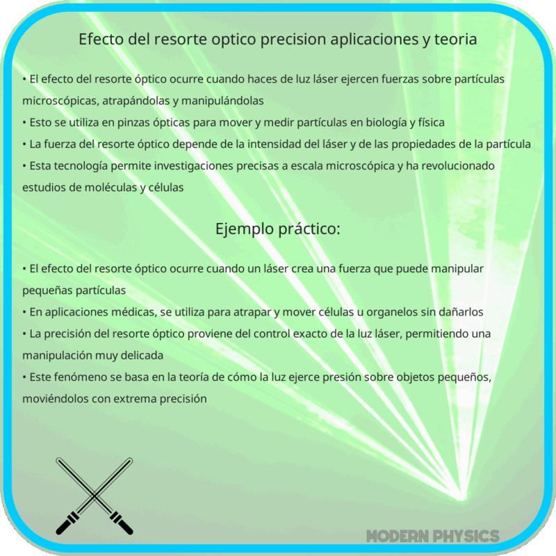 Efecto del Resorte Óptico | Precisión, Aplicaciones y Teoría