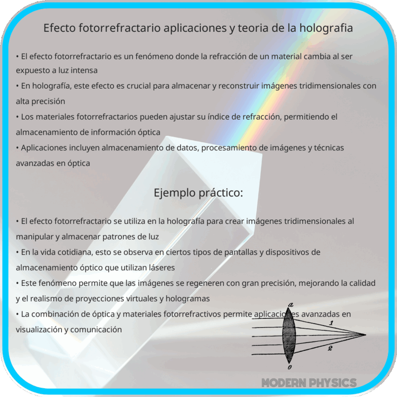 Efecto Fotorrefractario | Aplicaciones y Teoría de la Holografía