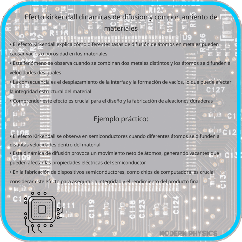 Efecto Kirkendall | Dinámicas de Difusión y Comportamiento de Materiales