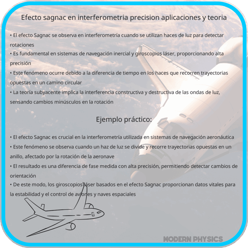 Efecto Sagnac en Interferometría | Precisión, Aplicaciones y Teoría