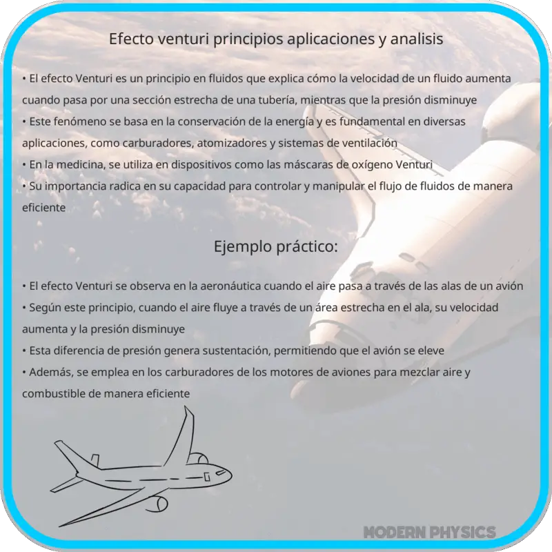 Efecto Venturi | Principios, Aplicaciones y Análisis