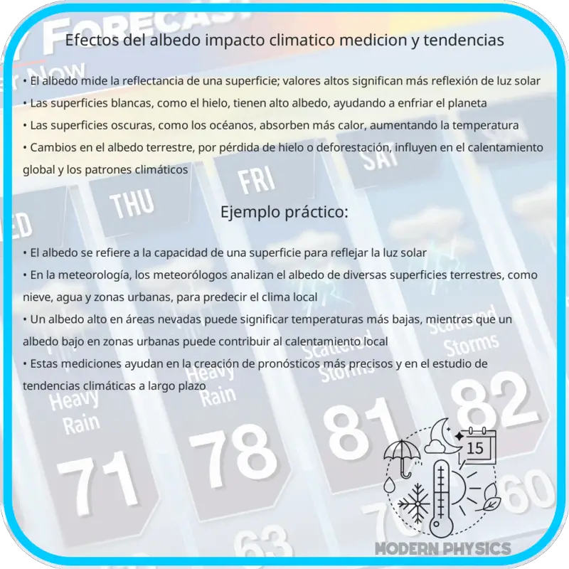 Efectos del Albedo | Impacto Climático, Medición y Tendencias