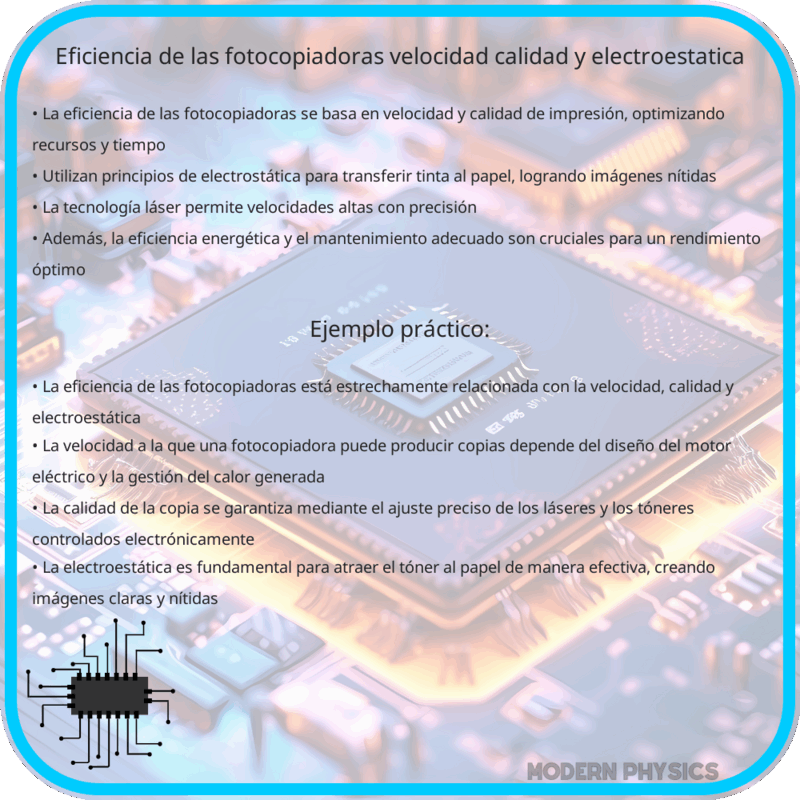 Eficiencia de las Fotocopiadoras | Velocidad, Calidad y Electroestática