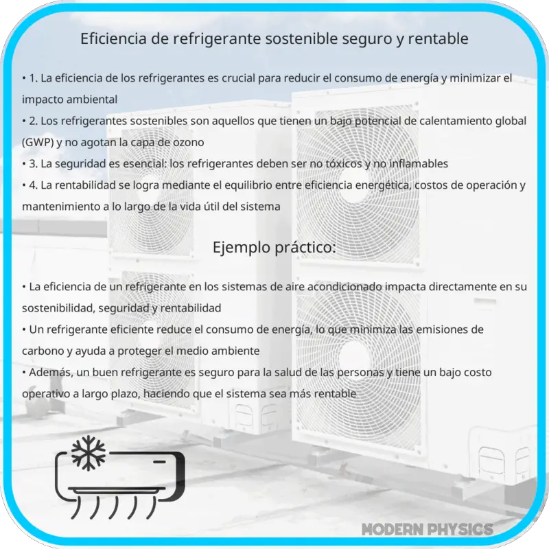 Eficiencia de Refrigerante | Sostenible, Seguro y Rentable