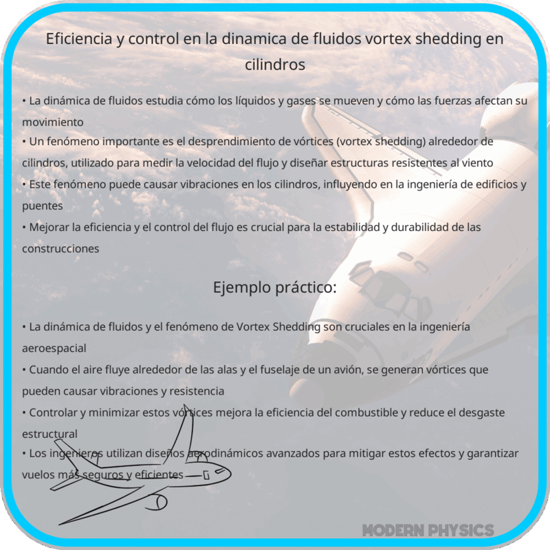 Eficiencia y Control en la Dinámica de Fluidos: Vortex Shedding en Cilindros