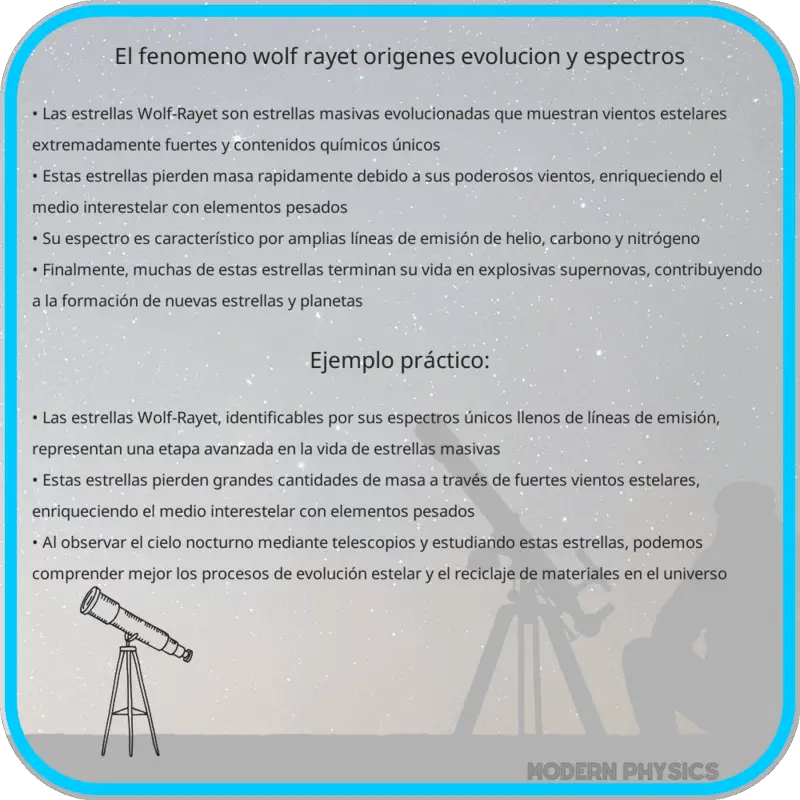 El Fenómeno Wolf-Rayet | Orígenes, Evolución y Espectros