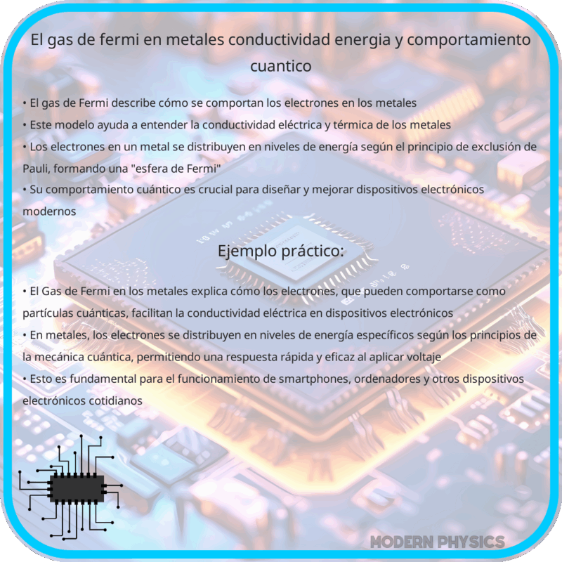 El Gas de Fermi en Metales: Conductividad, Energía y Comportamiento Cuántico