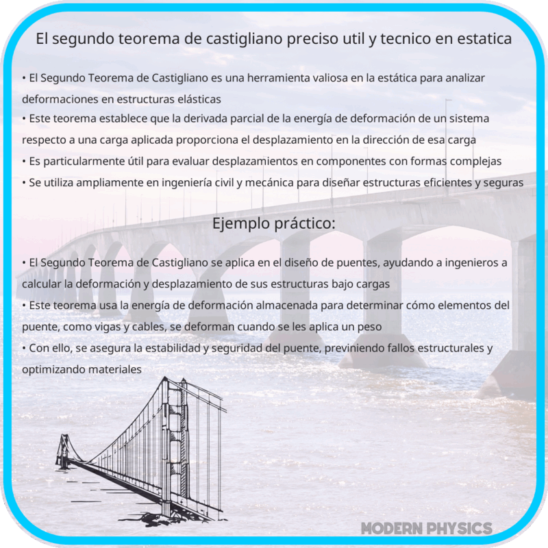 El Segundo Teorema de Castigliano | Preciso, Útil y Técnico en Estática