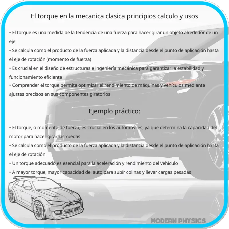 El Torque en la Mecánica Clásica | Principios, Cálculo y Usos