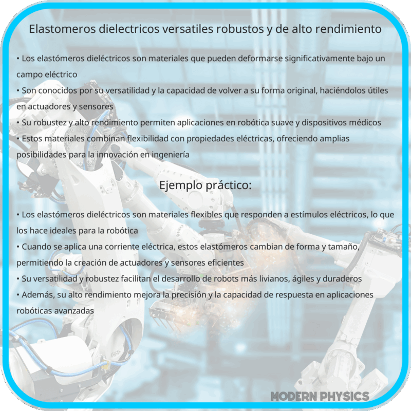 Elastómeros Dieléctricos | Versátiles, Robustos y de Alto Rendimiento