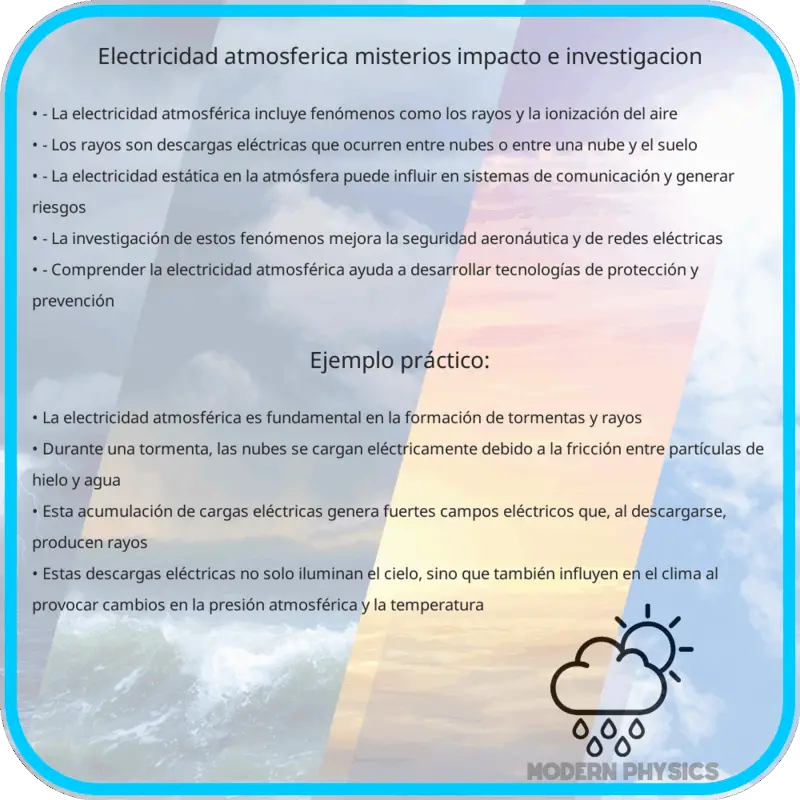 Electricidad Atmosférica: Misterios, Impacto e Investigación