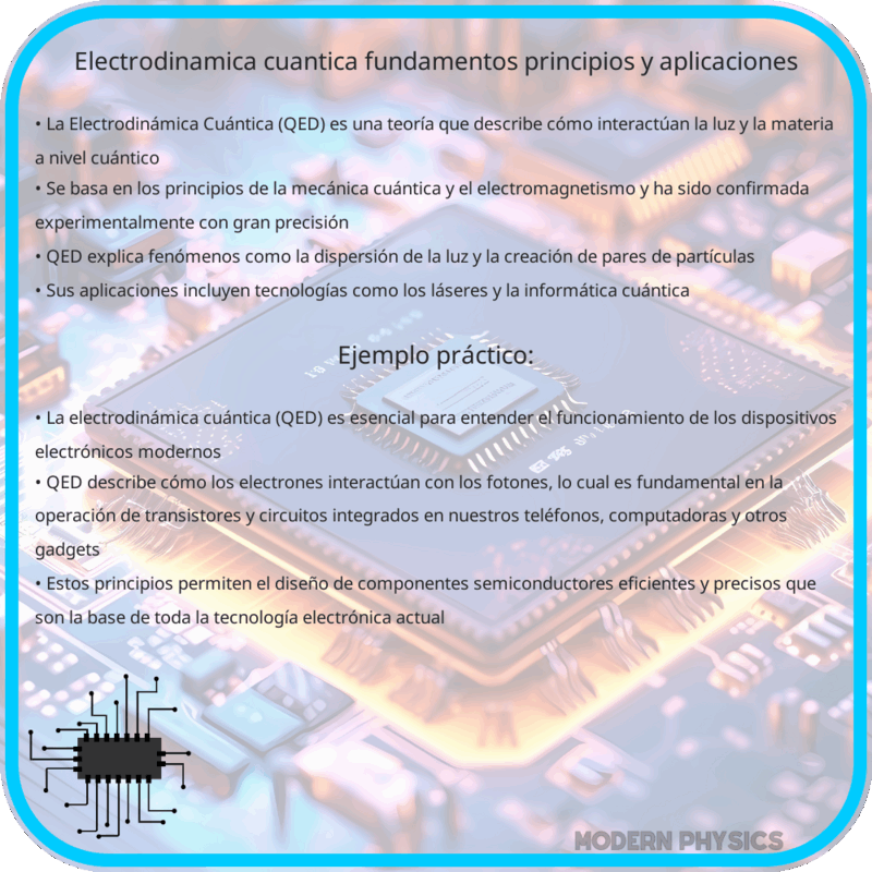 Electrodinámica Cuántica | Fundamentos, Principios y Aplicaciones