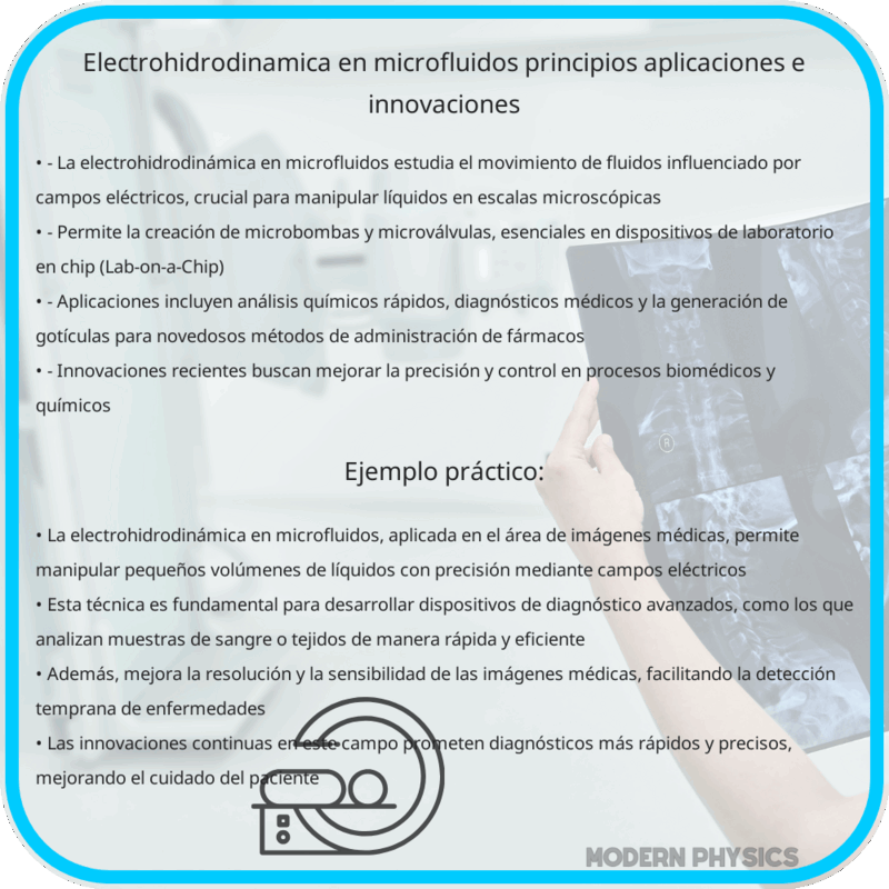 Electrohidrodinámica en Microfluidos | Principios, Aplicaciones e Innovaciones