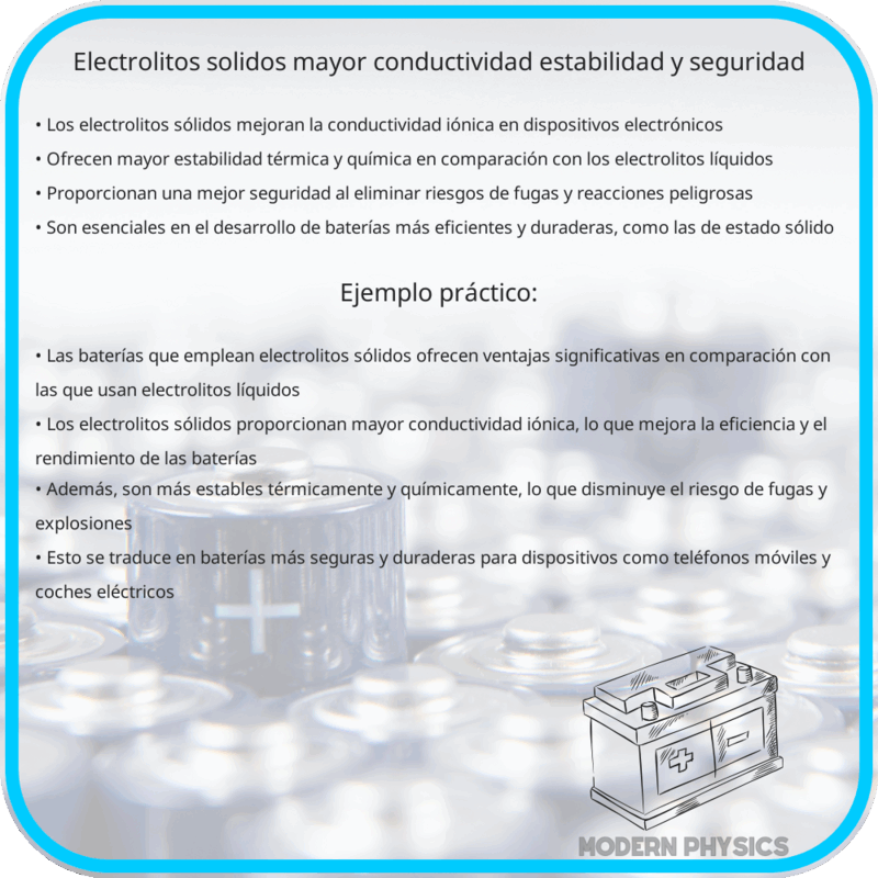 Electrolitos Sólidos | Mayor Conductividad, Estabilidad y Seguridad