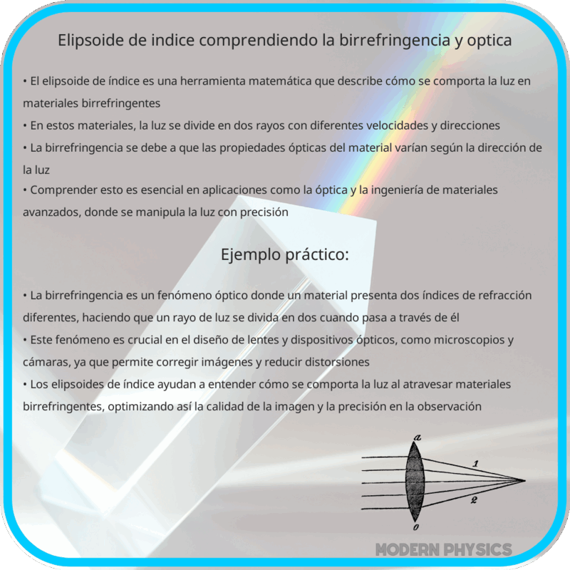 Elipsoide de Índice | Comprendiendo la Birrefringencia y Óptica