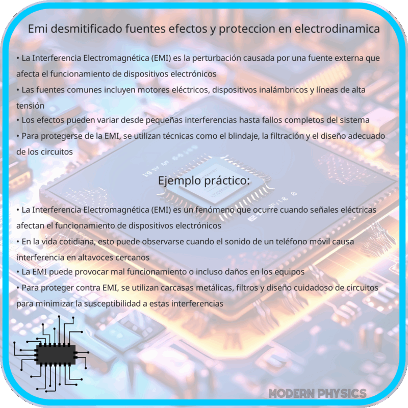 EMI Desmitificado | Fuentes, Efectos y Protección en Electrodinámica