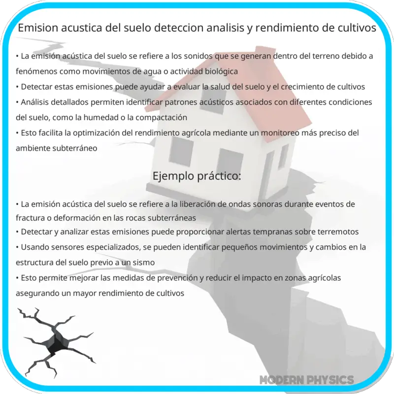 Emisión Acústica del Suelo | Detección, Análisis y Rendimiento de Cultivos