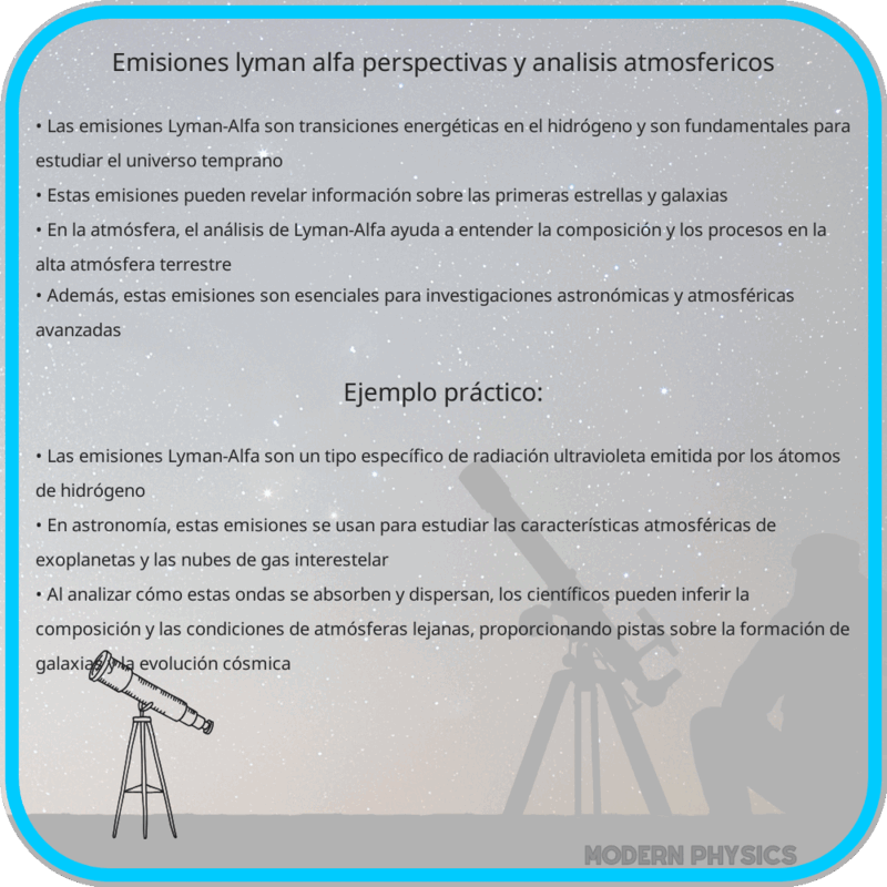 Emisiones Lyman-Alfa | Perspectivas y Análisis Atmosféricos