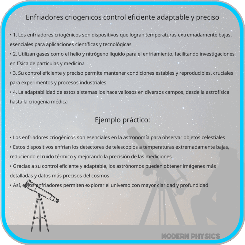Enfriadores Criogénicos | Control Eficiente, Adaptable y Preciso