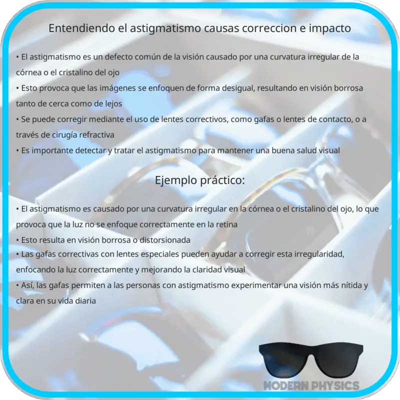Entendiendo el Astigmatismo | Causas, Corrección e Impacto