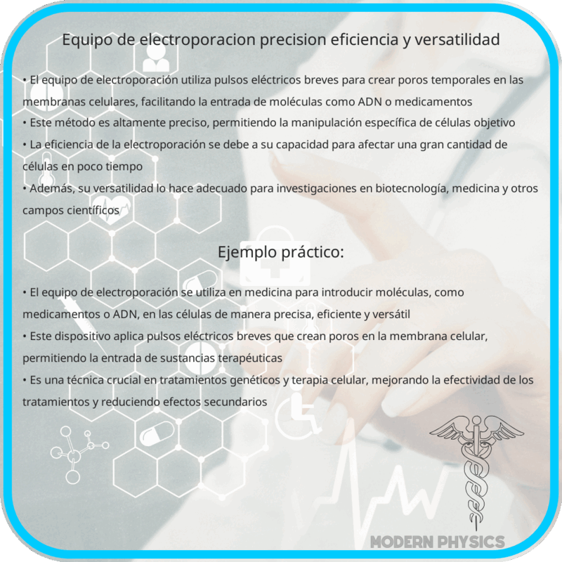 Equipo de Electroporación | Precisión, Eficiencia y Versatilidad