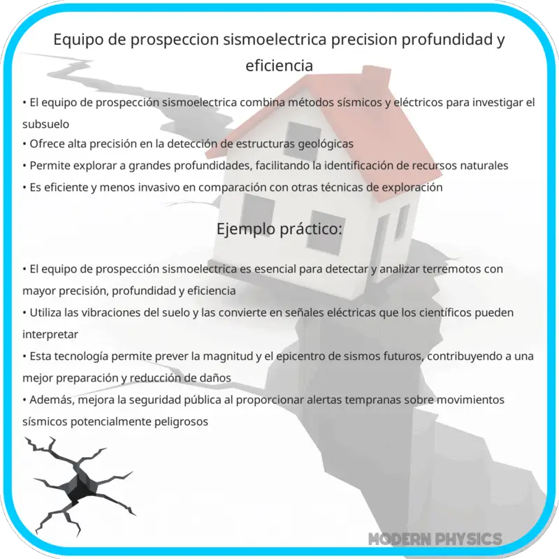 Equipo de Prospección Sismoelectrica: Precisión, Profundidad y Eficiencia