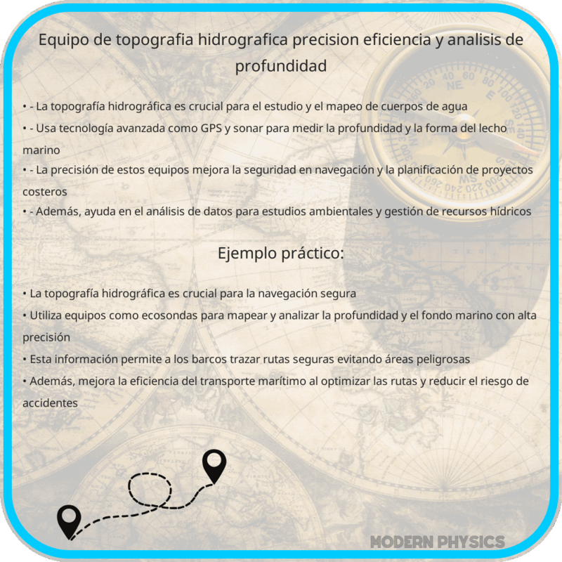 Equipo de Topografía Hidrográfica | Precisión, Eficiencia y Análisis de Profundidad