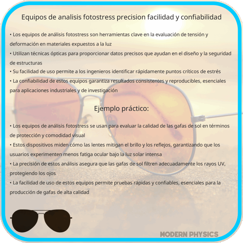 Equipos de Análisis Fotostress | Precisión, Facilidad y Confiabilidad