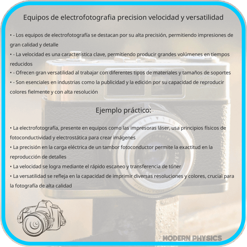 Equipos de Electrofotografía | Precisión, Velocidad y Versatilidad