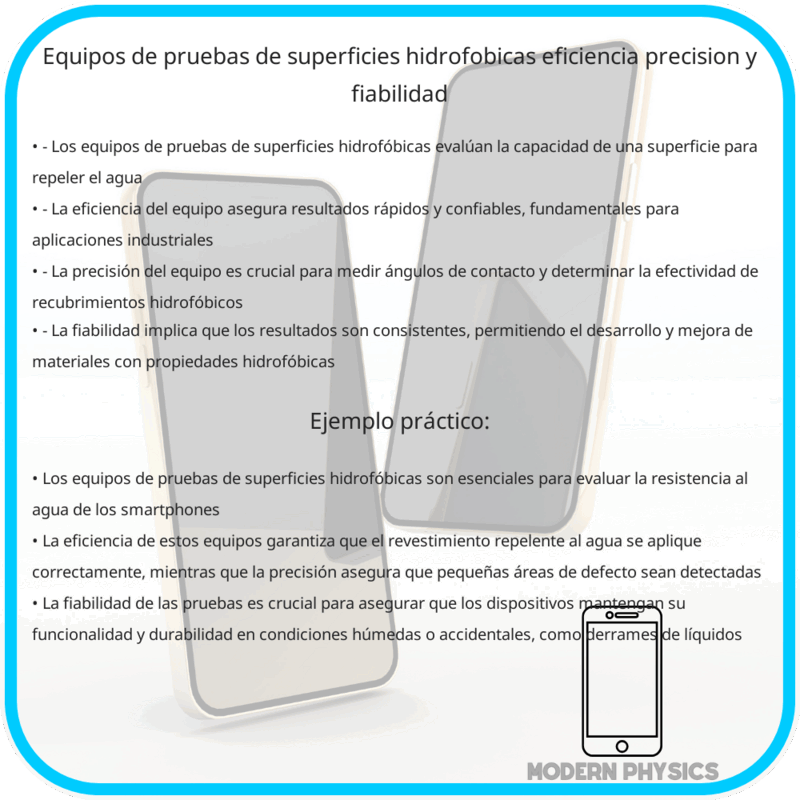 Equipos de Pruebas de Superficies Hidrofóbicas | Eficiencia, Precisión y Fiabilidad