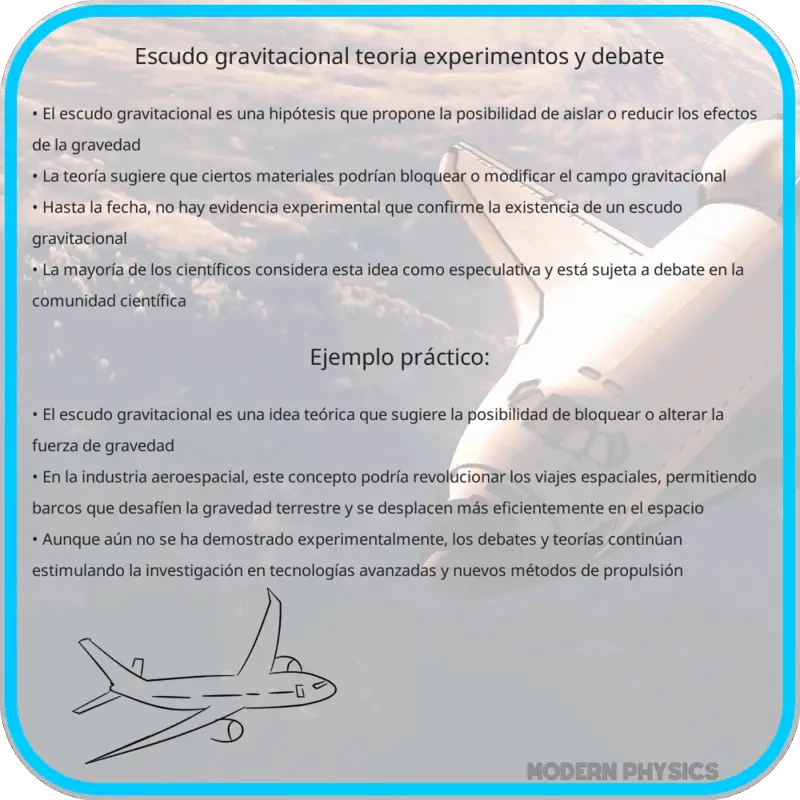 Escudo Gravitacional | Teoría, Experimentos y Debate