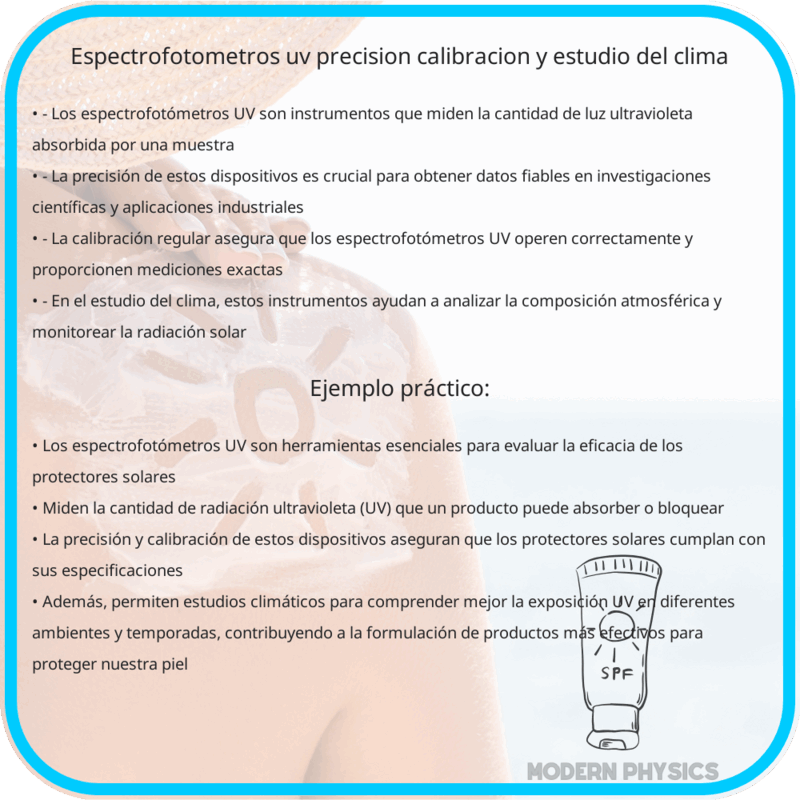Espectrofotómetros UV | Precisión, Calibración y Estudio del Clima