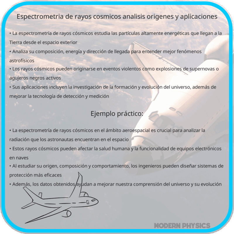 Espectrometría de Rayos Cósmicos | Análisis, Orígenes y Aplicaciones