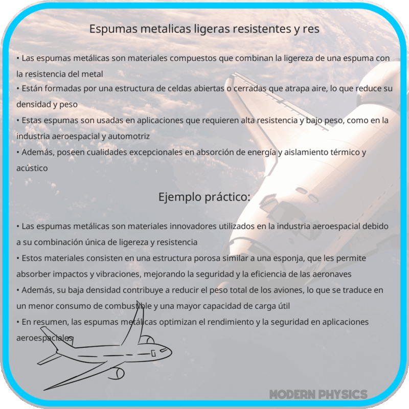 Espumas Metálicas | Ligeras, Resistentes y Res