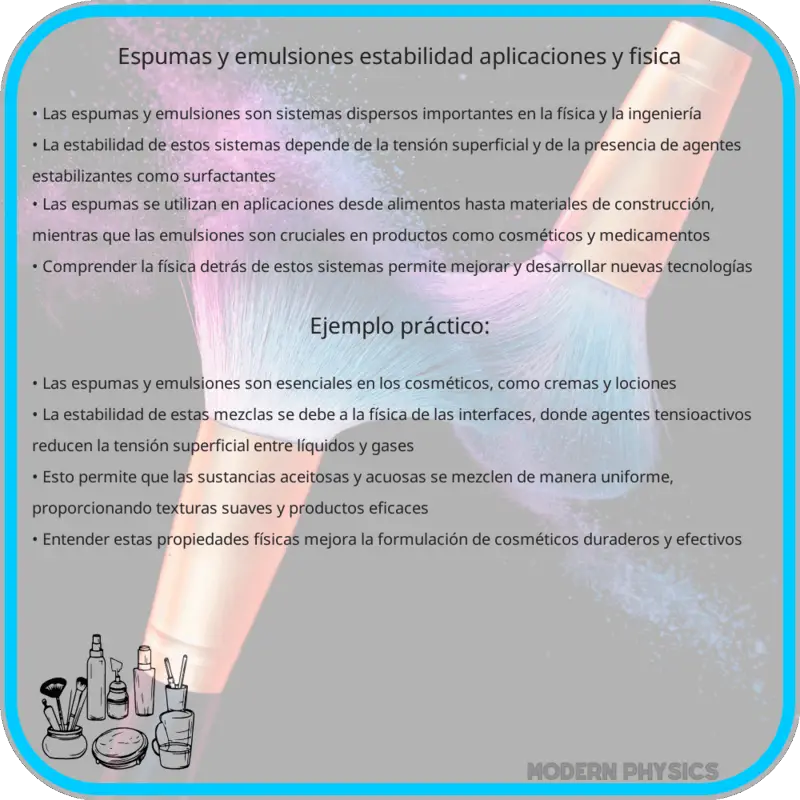 Espumas y Emulsiones: Estabilidad, Aplicaciones y Física