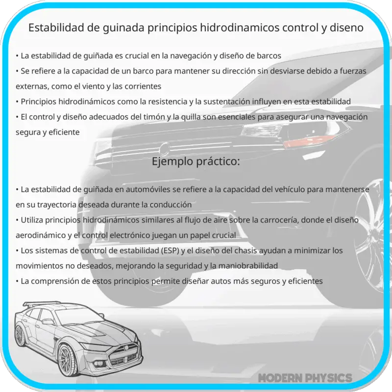 Estabilidad de Guiñada | Principios Hidrodinámicos, Control y Diseño