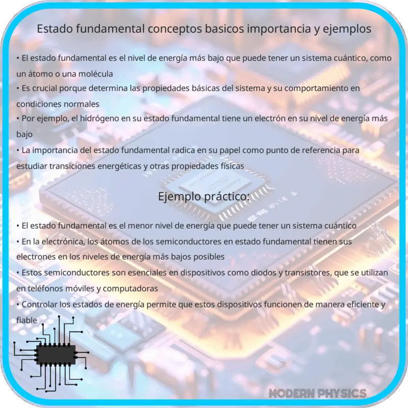 Estado Fundamental | Conceptos Básicos, Importancia y Ejemplos