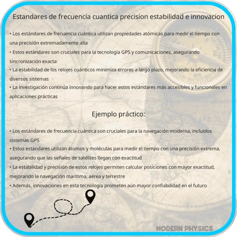 Estándares de Frecuencia Cuántica | Precisión, Estabilidad e Innovación