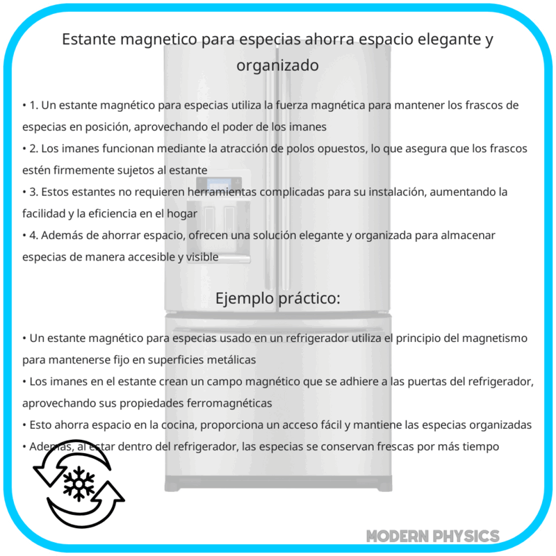 Estante Magnético para Especias | Ahorra Espacio, Elegante y Organizado
