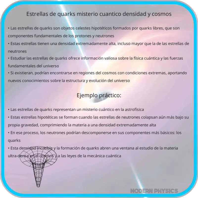 Estrellas de Quarks | Misterio Cuántico, Densidad y Cosmos